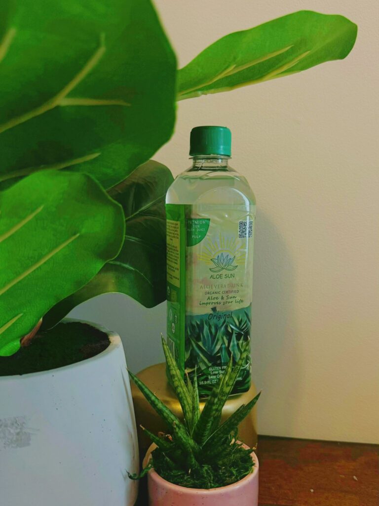 certified organic aloe vera drink